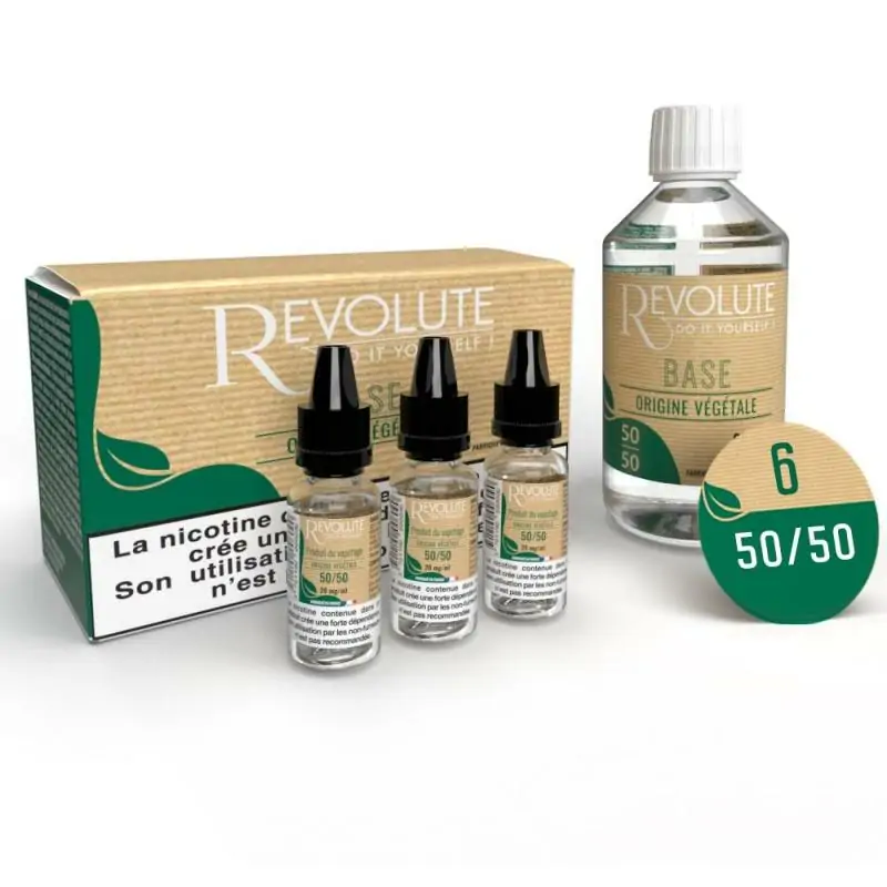 Pack DIY Végétal 6mg/ml 100ml - Revolute