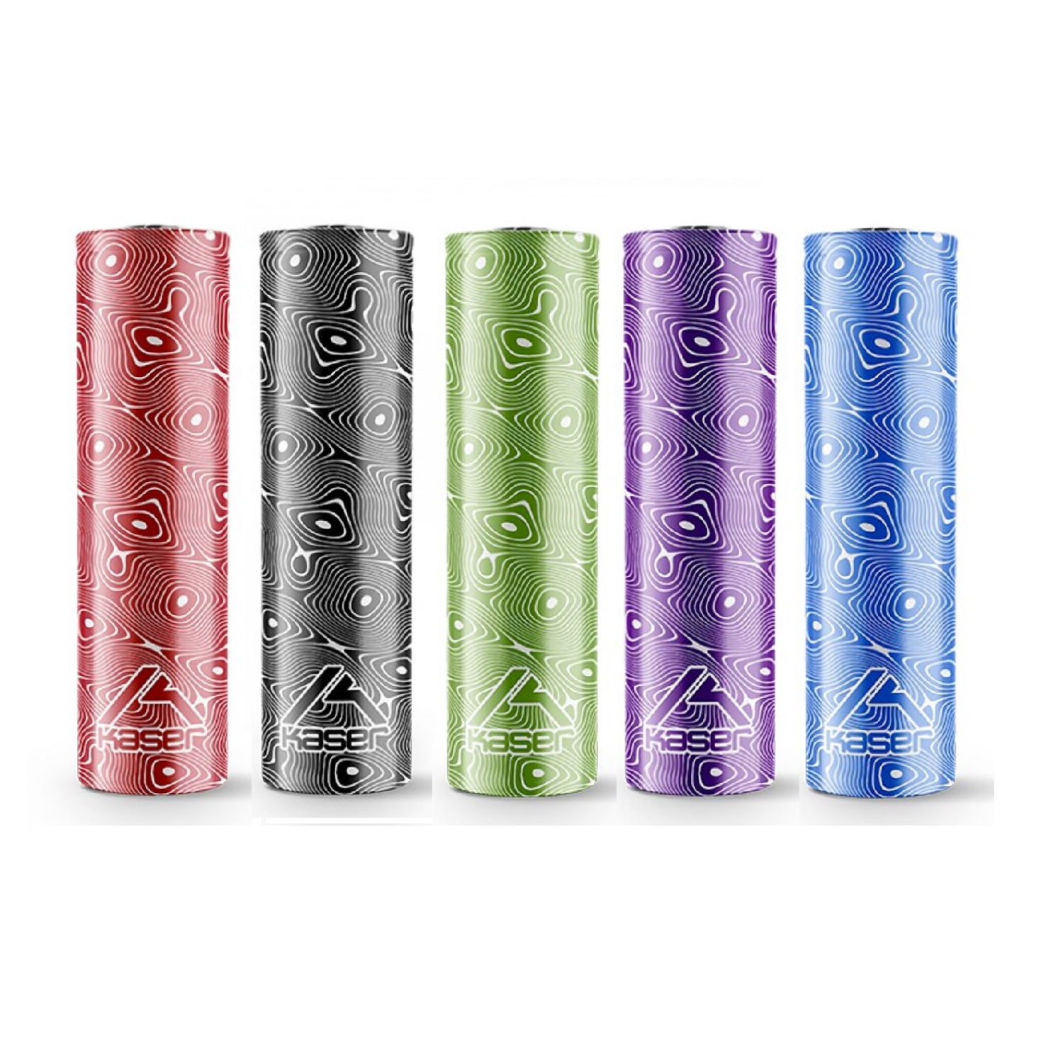 5 Wraps Damas pour Accus 18650 - Kaser | Steam and Vape