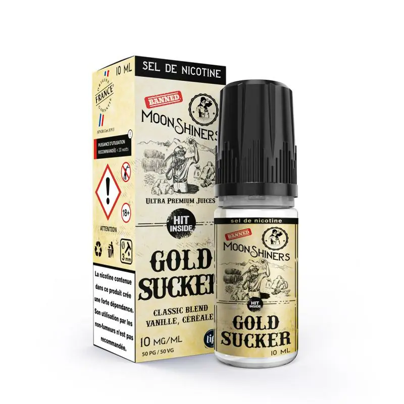 Gold Sucker Sel de Nicotine - Moonshiners