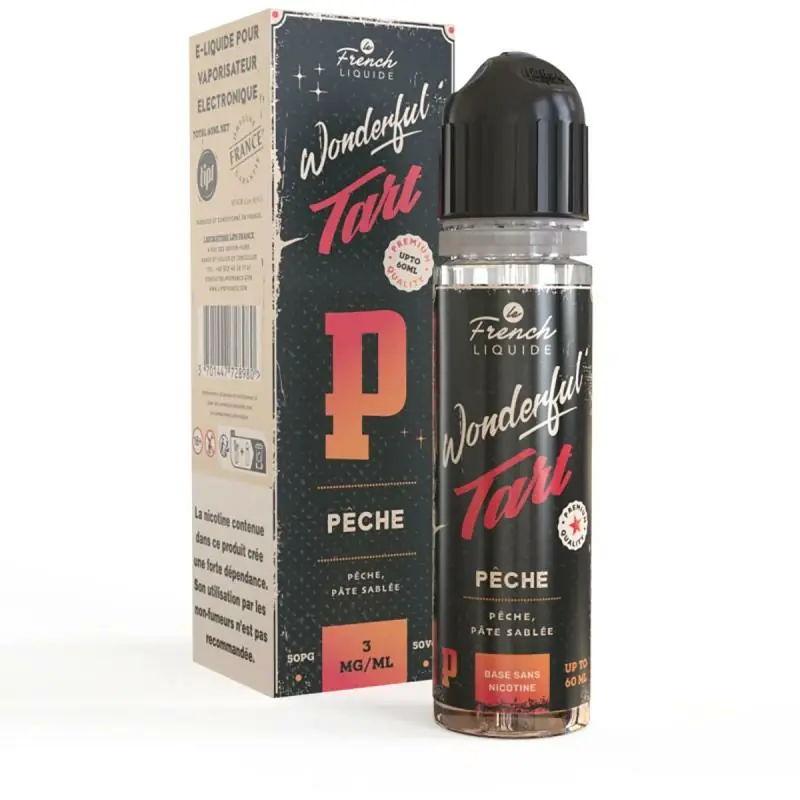 Wonderful Tart Pêche 60ml - Le French Liquide