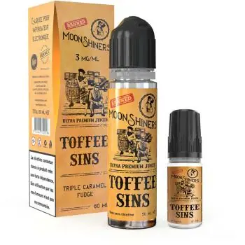 Toffee Sins 60ml - Moonshiners