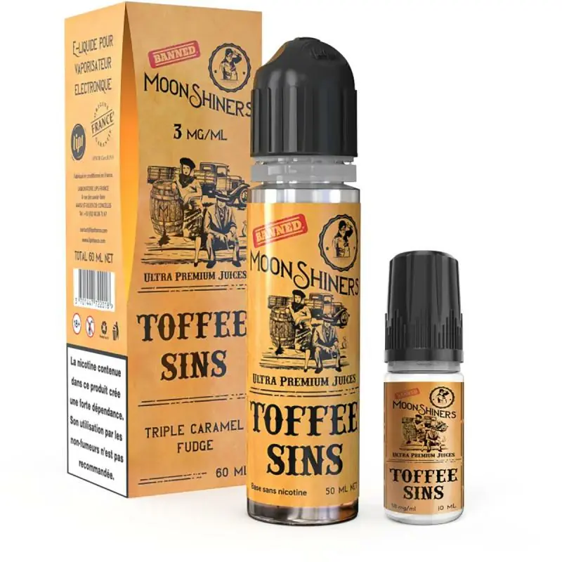 Toffee Sins 60ml - Moonshiners