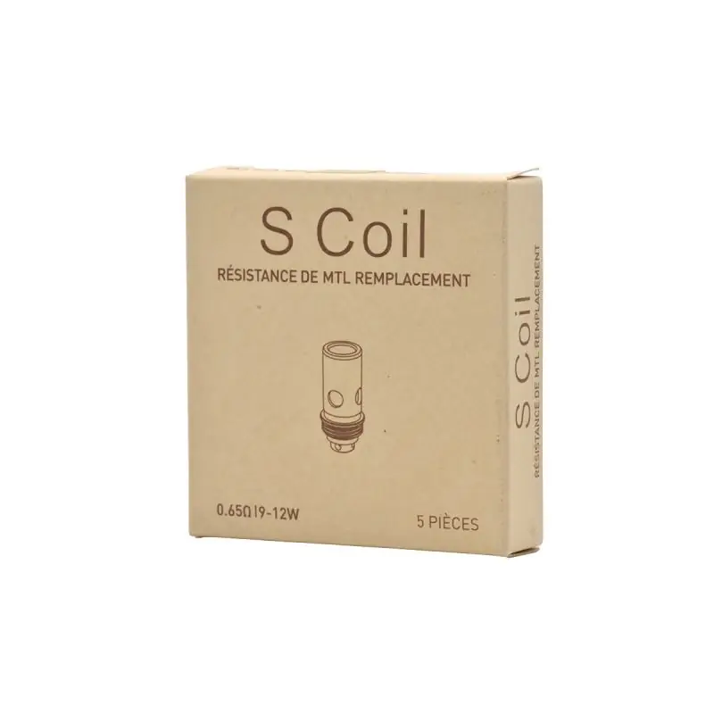 Résistances S Coil 0.65 ohm (x5) - Innokin