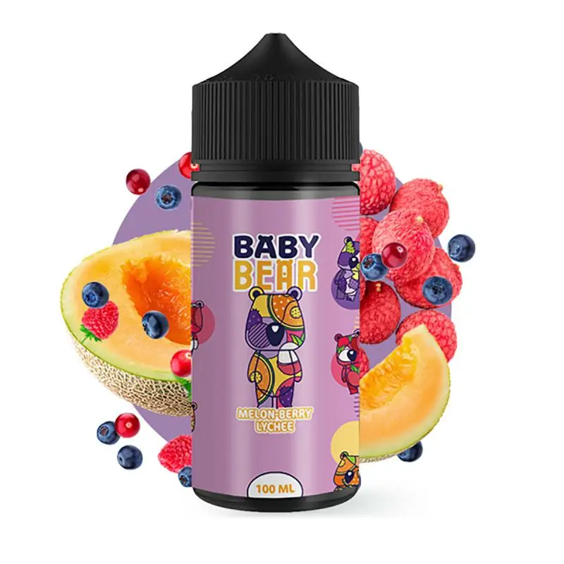 Melon Berry Lychee 100ml - Baby Bear