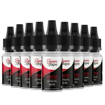 Pack of 10 Boosters 50/50 Nicotine Shots - SNV Juice