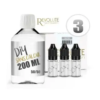 Pack DIY 200ml 3mg/ml - Revolute