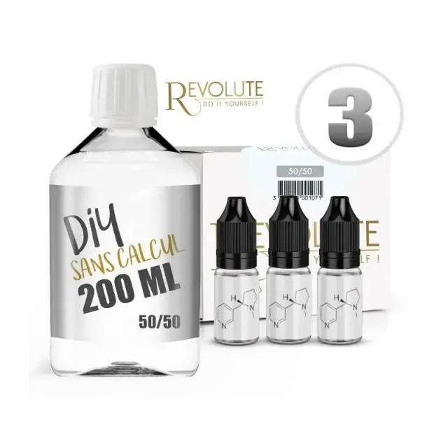 DIY Pack 200ml 3mg/ml - Revolute